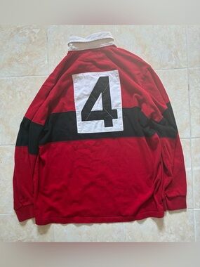 Vintage Polo Sport Ralph Lauren Embroidered Rugby Polo Sz XL